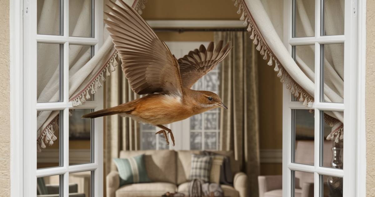 Spiritual Meanings of a Brown Bird Flying into Your House