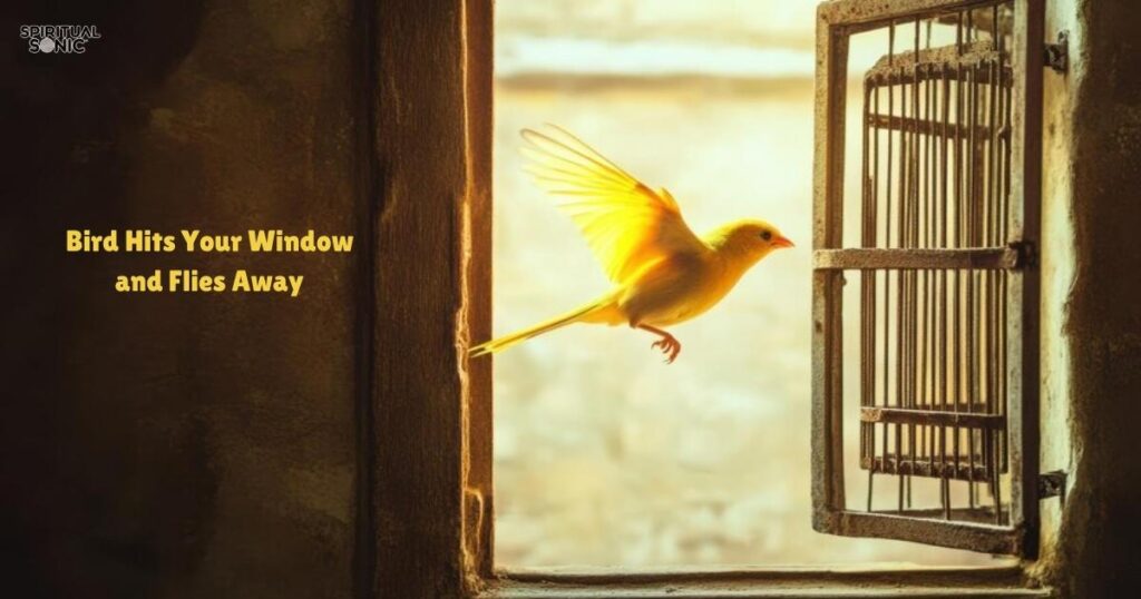 Bird Hits Your Window and Flies Away