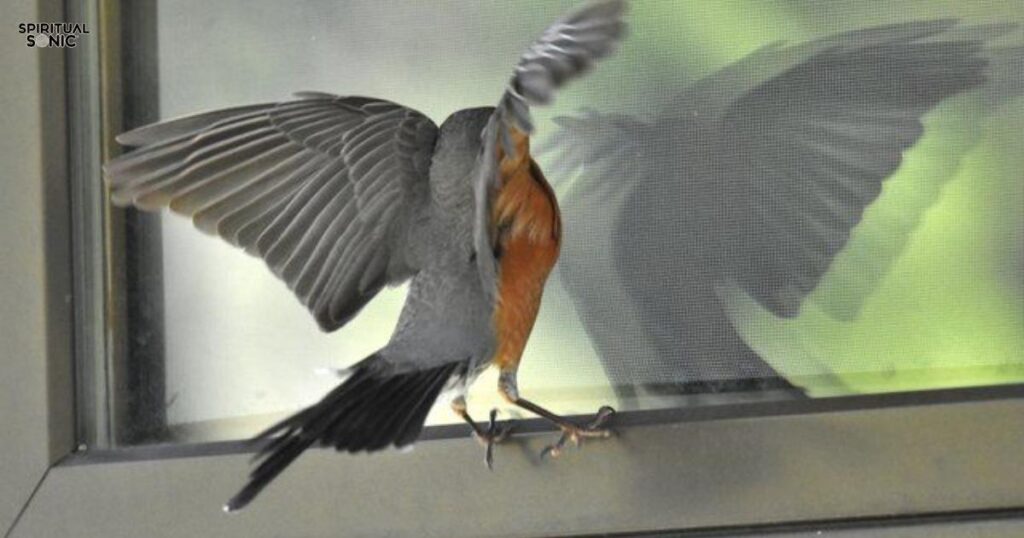 Bird keeps flying into the window Spiritual meaning